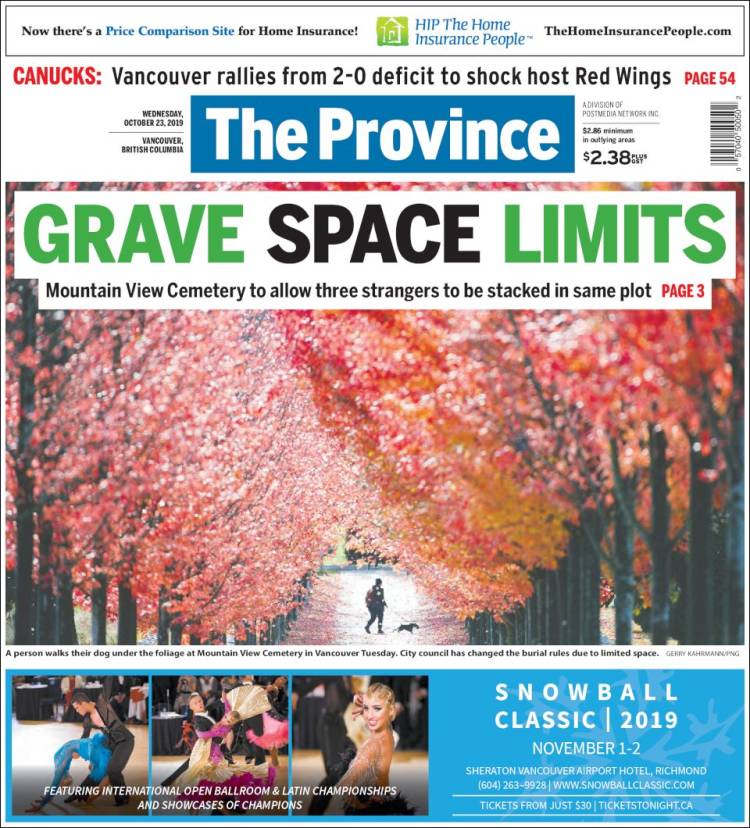 Portada de The Province (Canada)