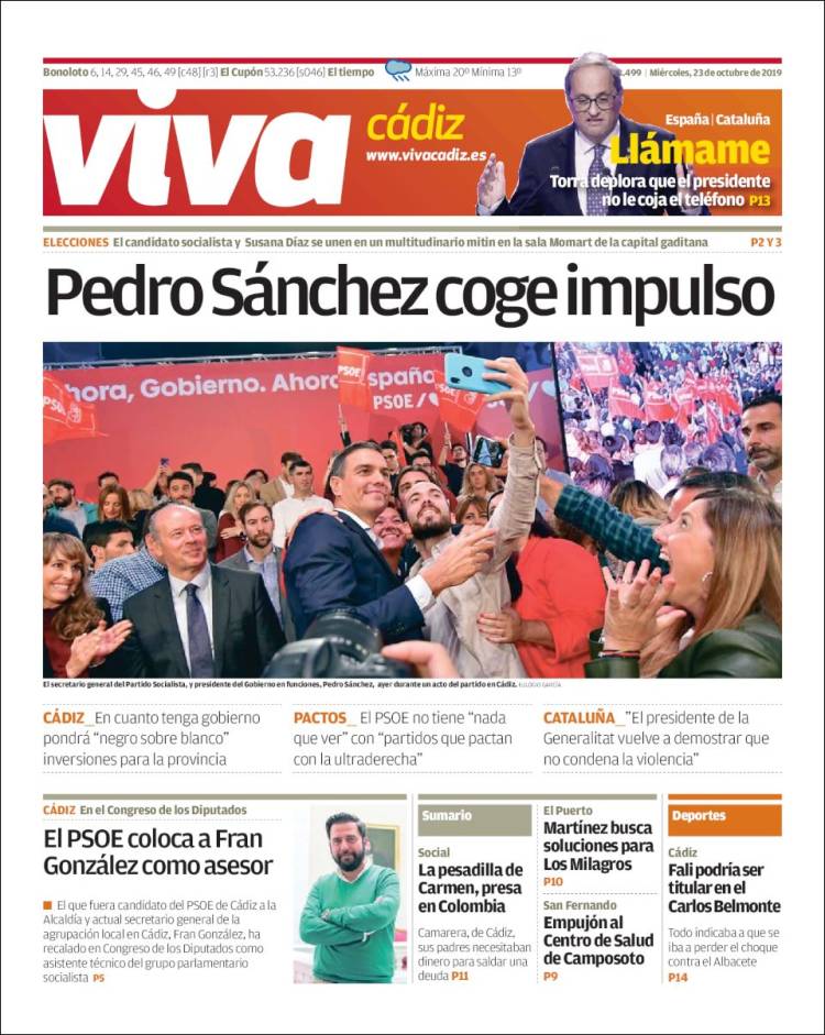 Portada de Información - Cadiz (España)