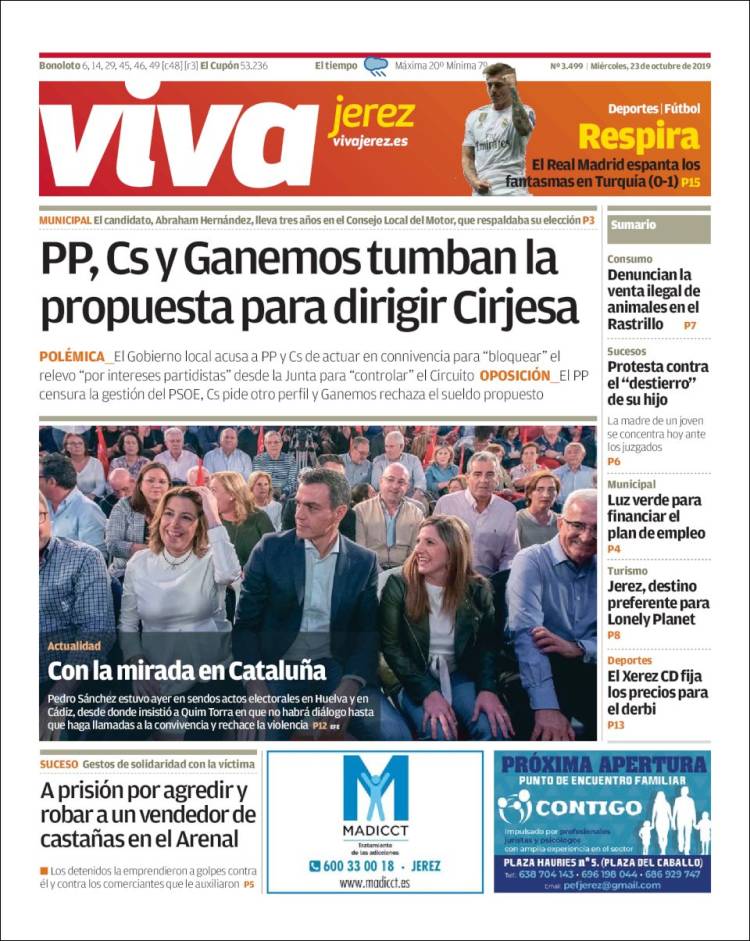 Portada de Información - Jerez (España)