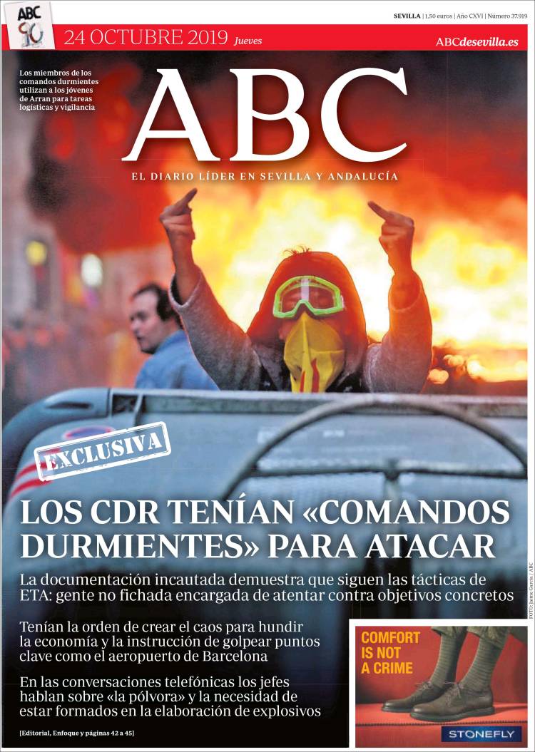 Portada de ABC - Sevilla (España)