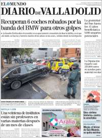 Portada de Diario de Valladolid (España)