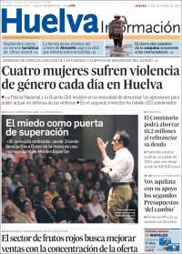 Portada de Huelva Información (España)