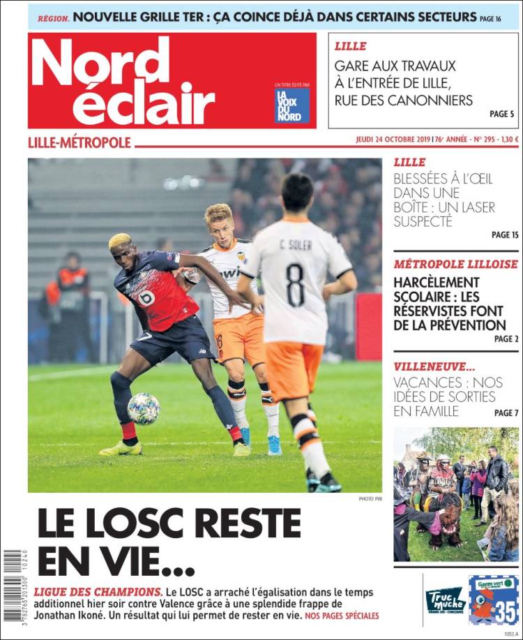 Portada de Nord Éclair (Francia)