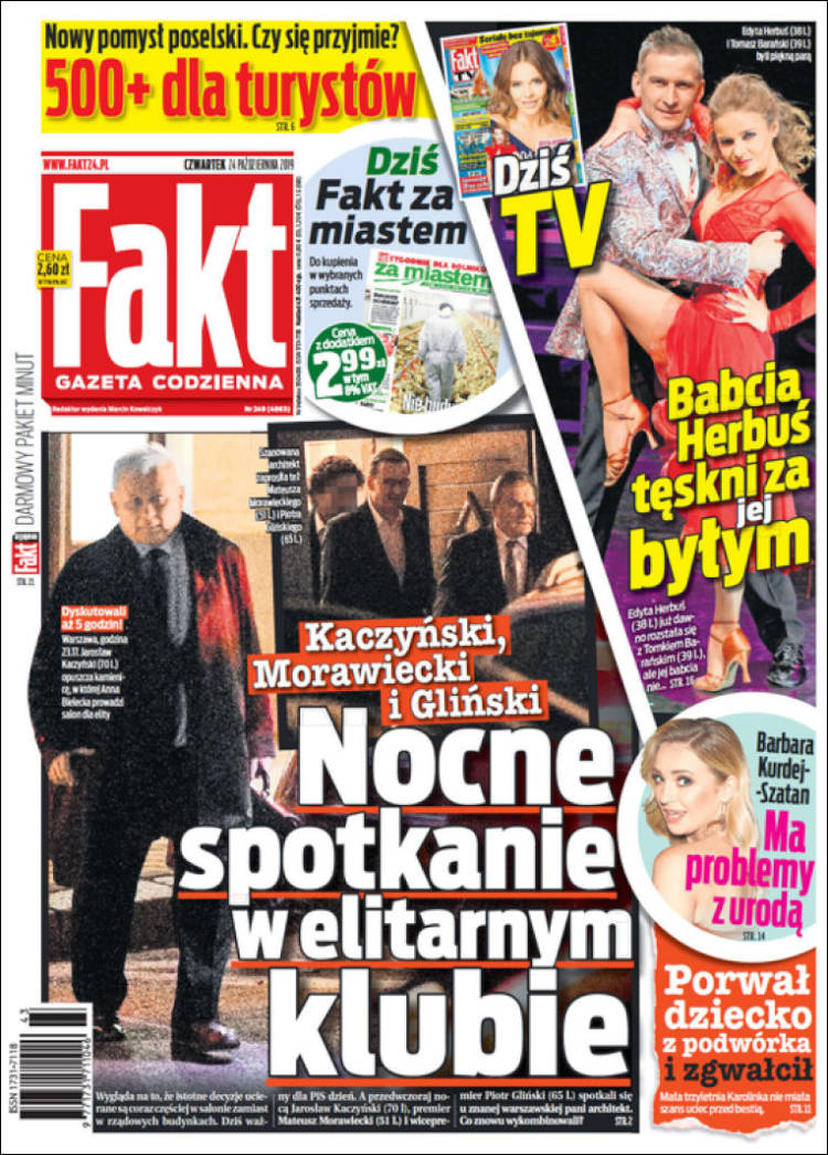 Portada de Fakt (Polonia)