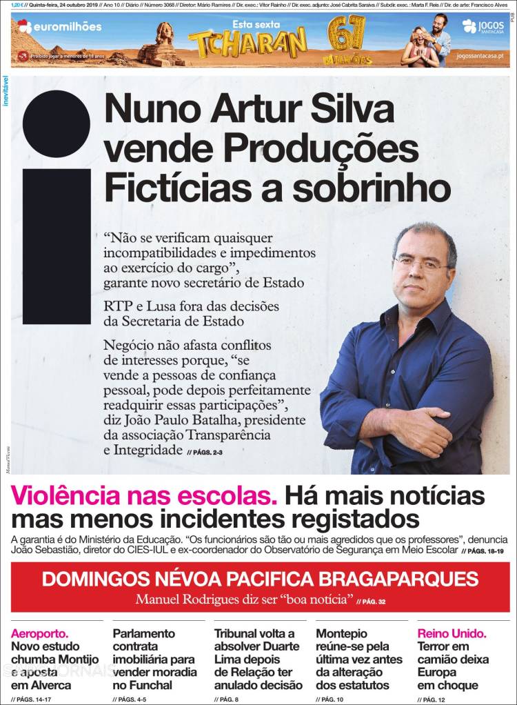 Portada de I - informação (Portugal)