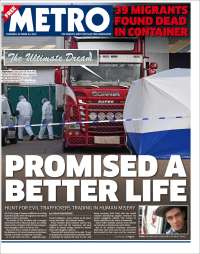 Portada de Metro (United Kingdom)