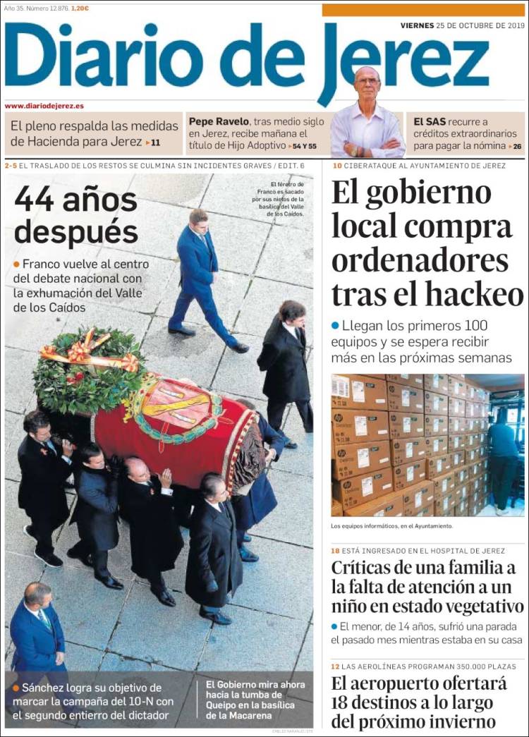 Portada de Diario de Jerez (España)