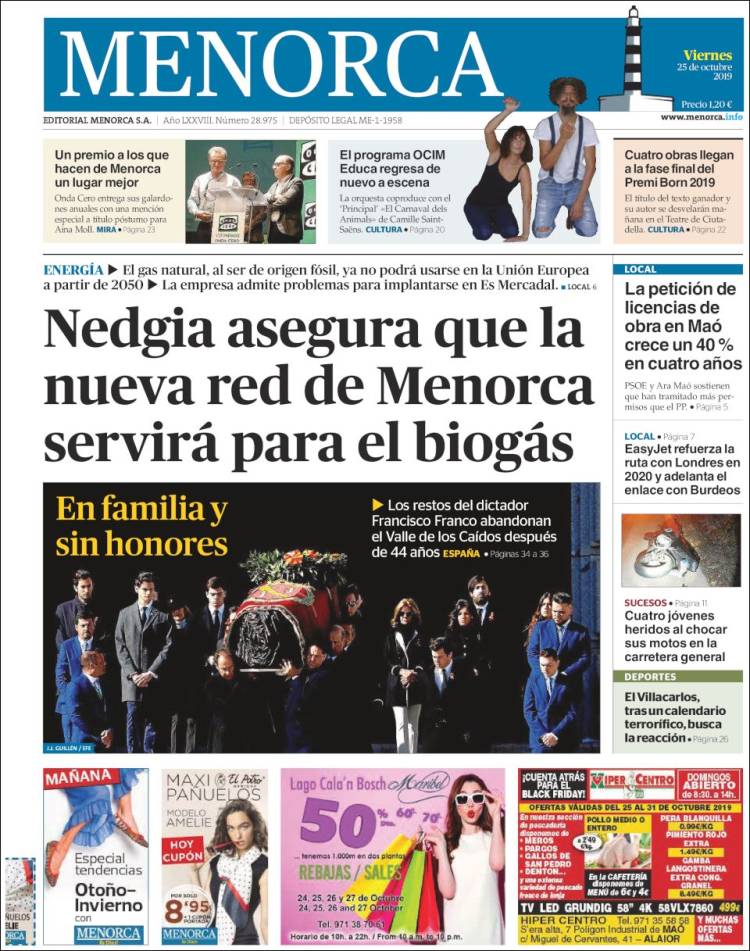 Portada de Menorca - Diario Insular (España)