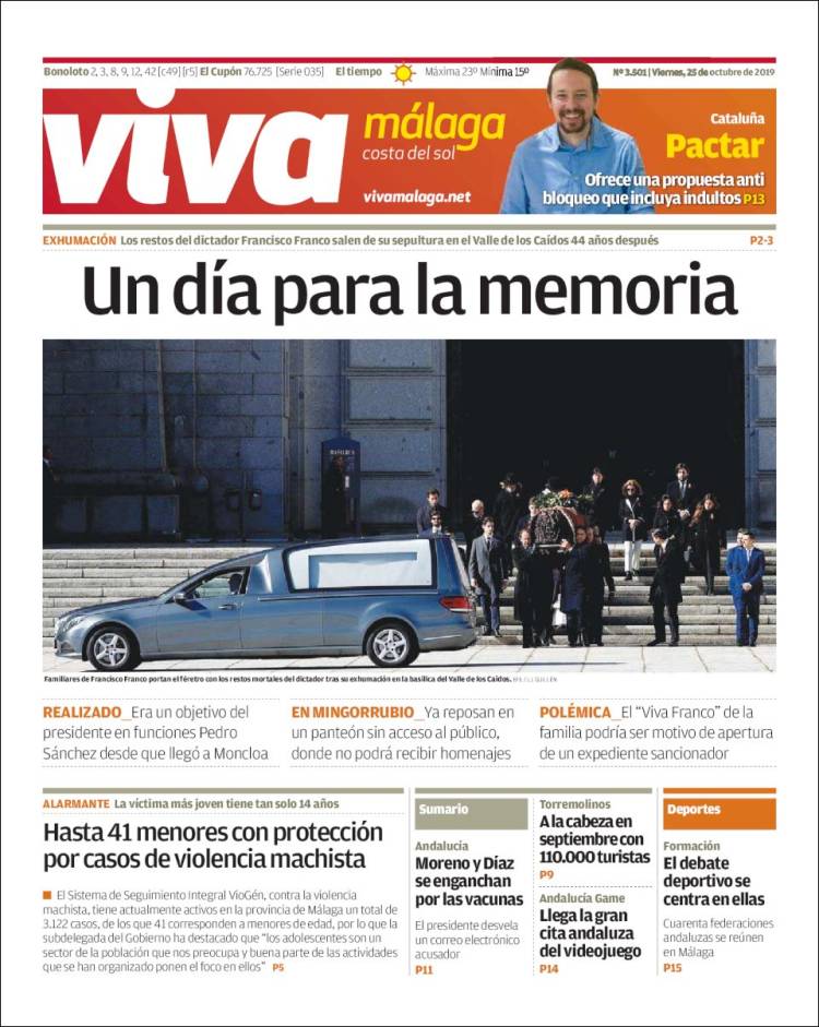 Portada de Viva Málaga (España)