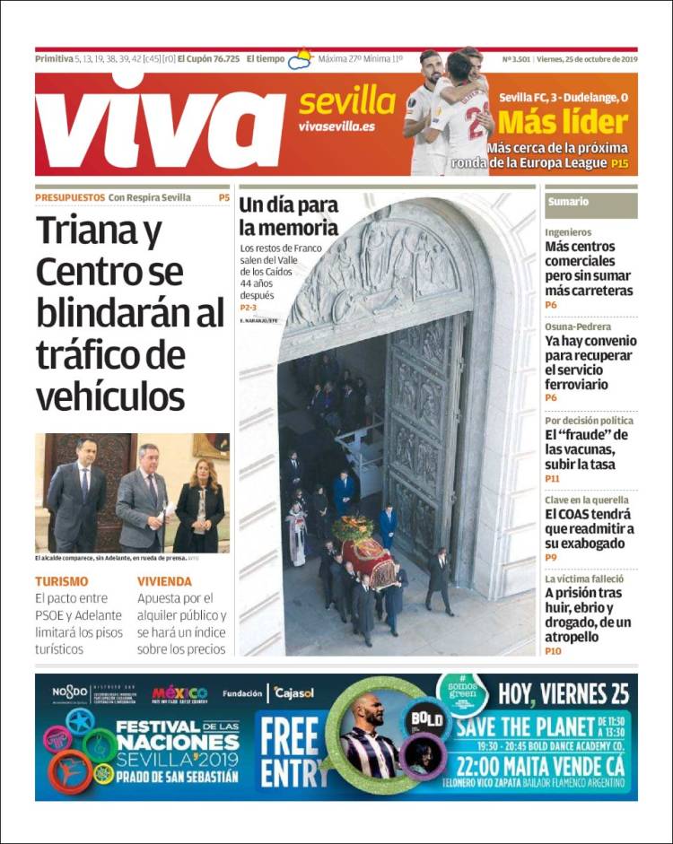 Portada de Viva Sevilla (España)