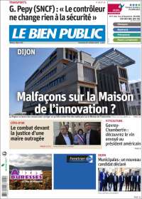 Portada de Le Bien Public (Francia)