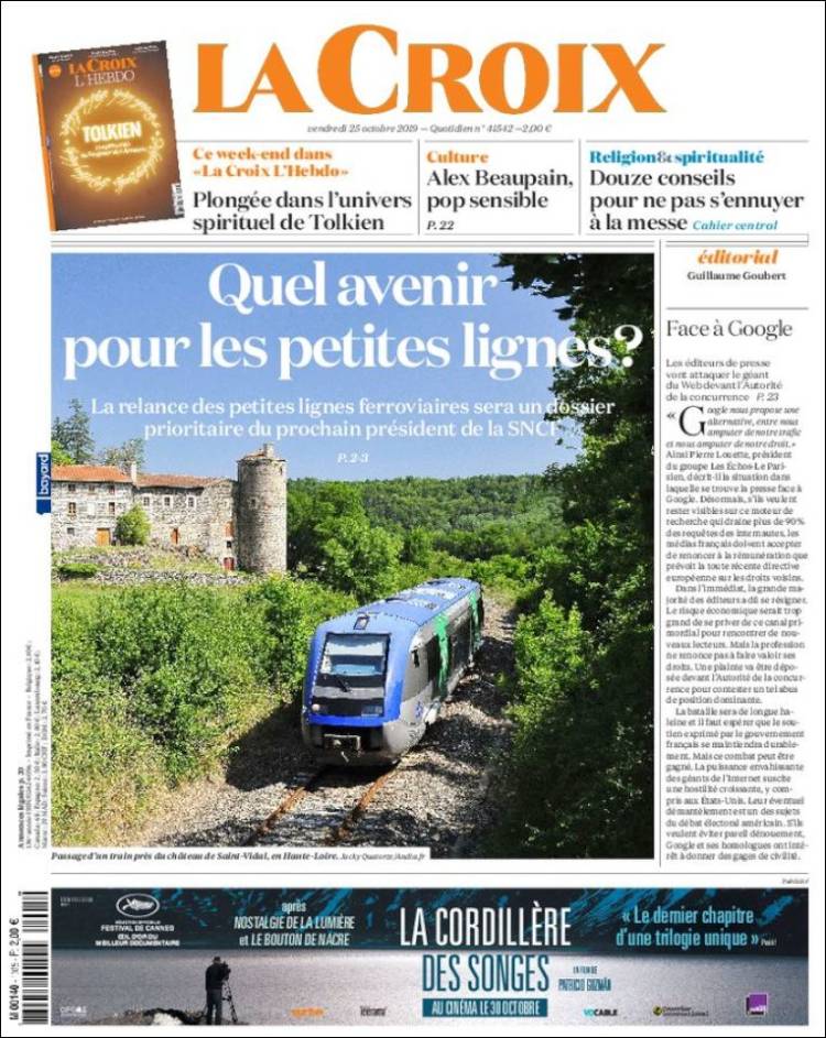 Portada de La Croix (Francia)