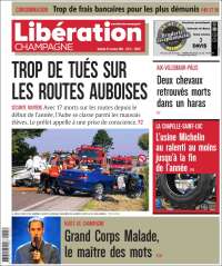 Portada de Libération Champagne (Francia)