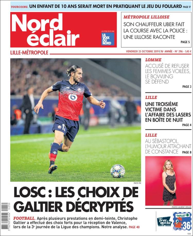 Portada de Nord Éclair (Francia)