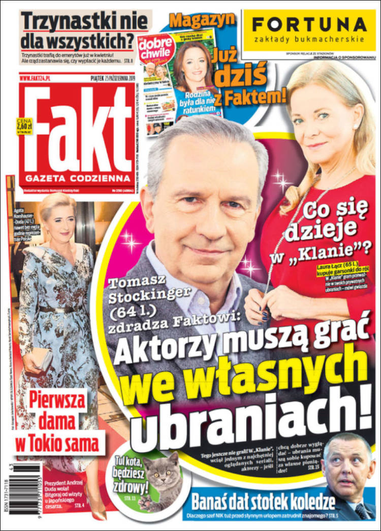 Portada de Fakt (Polonia)