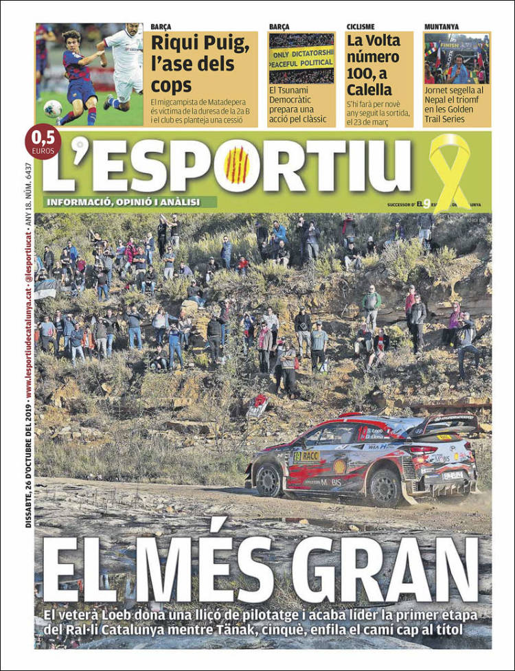 Portada de L'Esportiu (España)