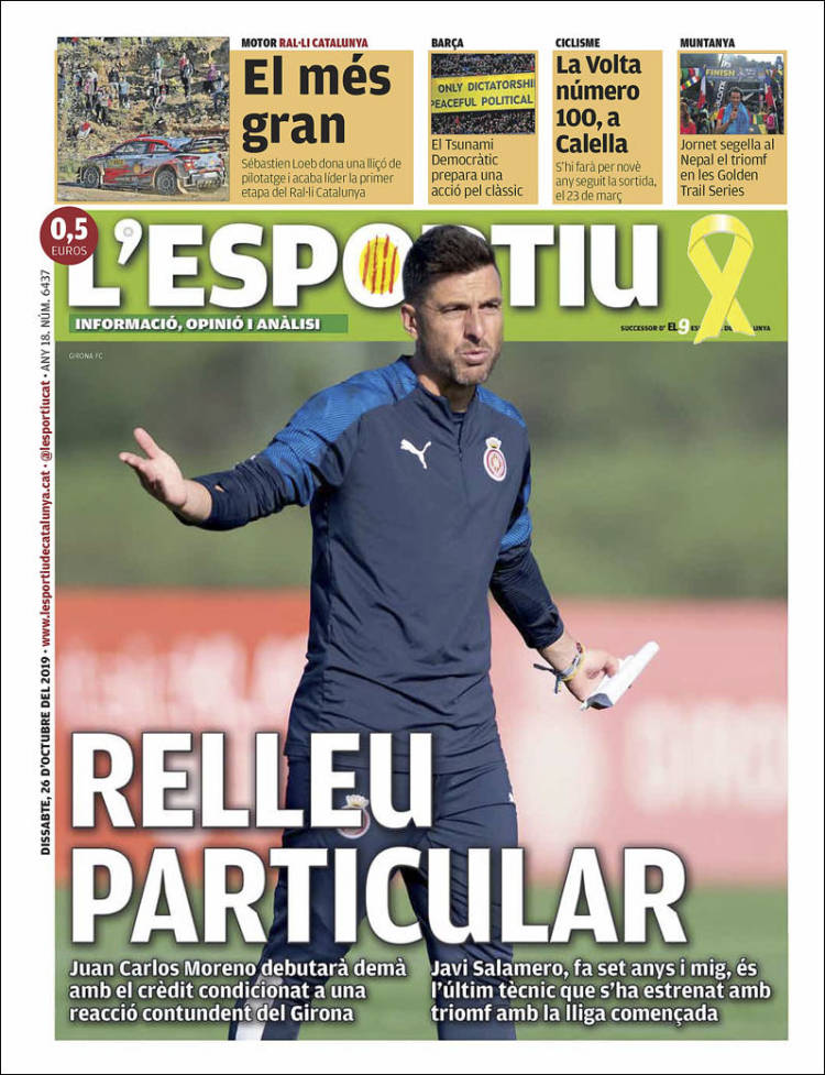 Portada de L'Esportiu : Girona (España)