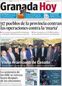 Portada de Granada Hoy (España)