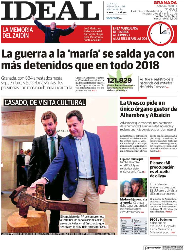 Portada de Ideal (España)