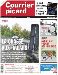 Portada de Courrier Picard (Francia)