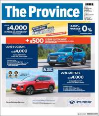 Portada de The Province (Canadá)