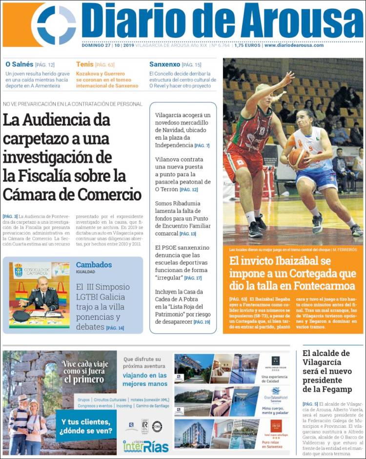 Portada de Diario de Arousa (España)