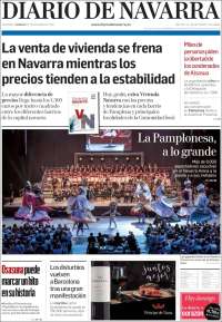 Portada de Diario de Navarra (España)