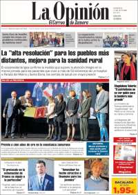 Portada de La Opinión - El Correo de Zamora (España)