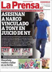 Portada de La Prensa (Honduras)