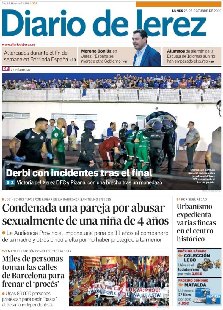 Portada de Diario de Jerez (Espa&ntilde;a)