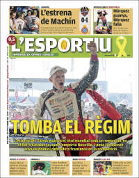 Portada de L'Esportiu (Espa&ntilde;a)
