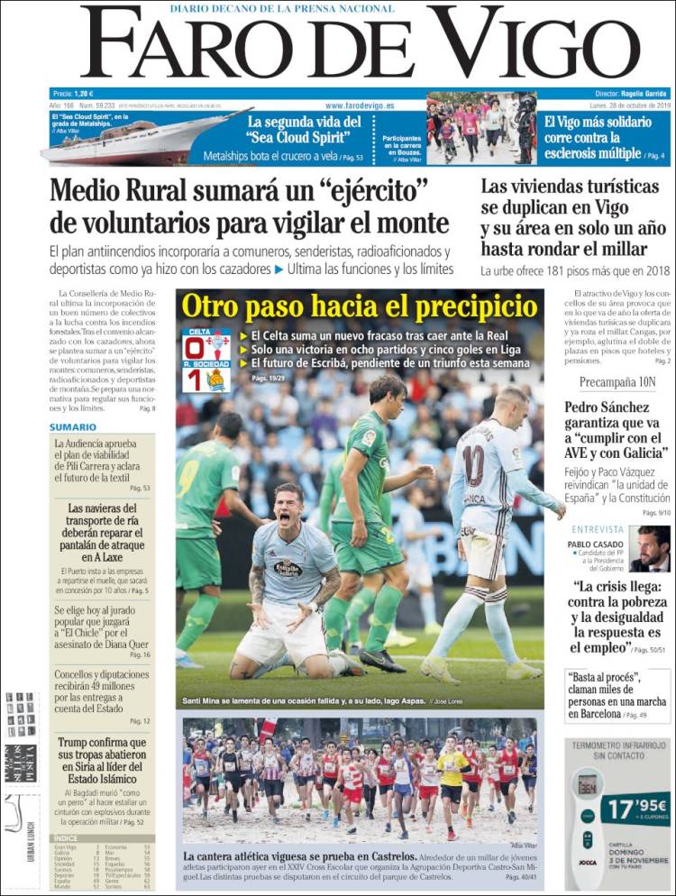 Portada de Faro de Vigo (Espa&ntilde;a)