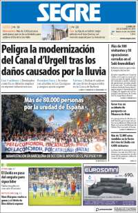 Portada de Segre  (Espa&ntilde;a)