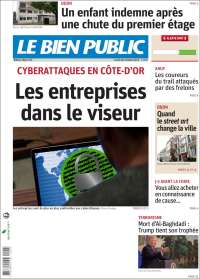 Portada de Le Bien Public (Francia)
