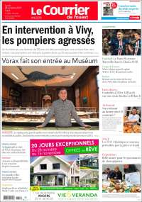 Portada de Le Courrier de l'Ouest (Francia)