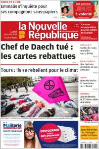 Portada de La Nouvelle Republique (Francia)