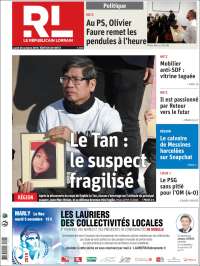 Portada de Le Republicain Lorrain (Francia)