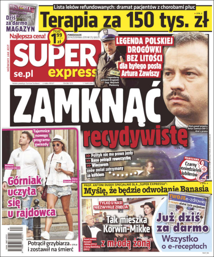 Portada de Super Express (Polonia)