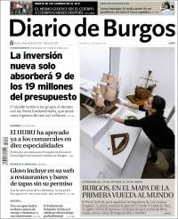 Portada de Diario de Burgos (España)