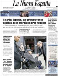 Portada de La Nueva España - Avilés (España)