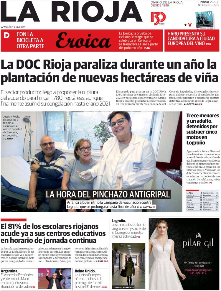 Portada de La Rioja (España)