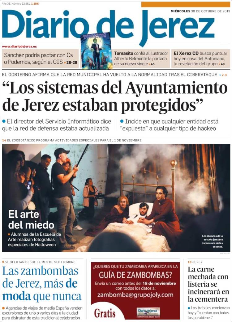 Portada de Diario de Jerez (Espa&ntilde;a)