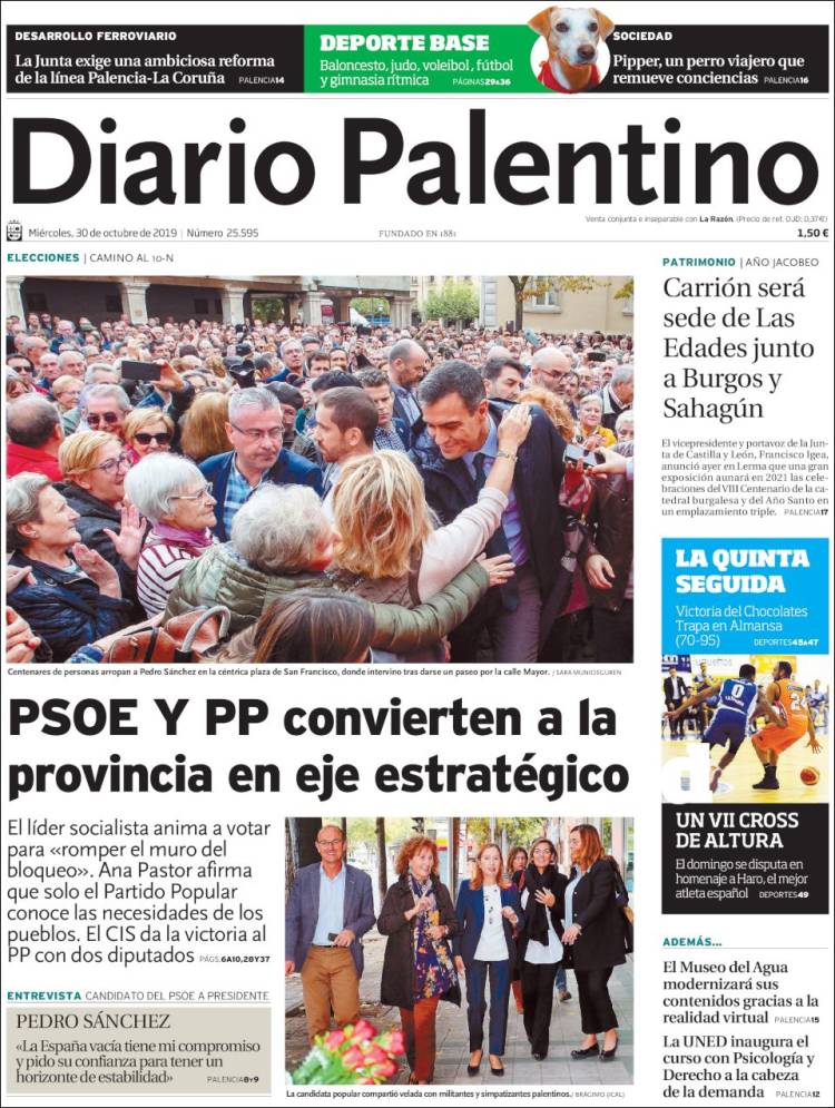 Portada de Diario Palentino (Espa&ntilde;a)