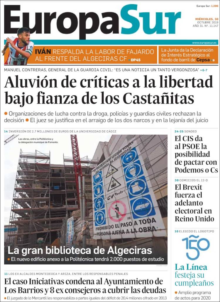 Portada de Europa Sur (Espa&ntilde;a)