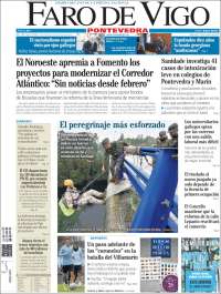 Portada de El Faro de Vigo - Pontevedra (Espa&ntilde;a)