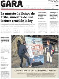 Portada de Gara (Espa&ntilde;a)