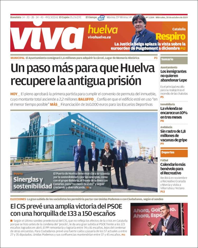 Portada de Viva Huelva (Espa&ntilde;a)