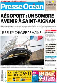 Portada de Presse Ocean (Francia)