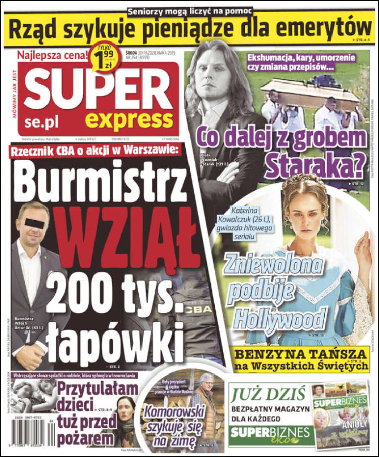 Portada de Super Express (Polonia)