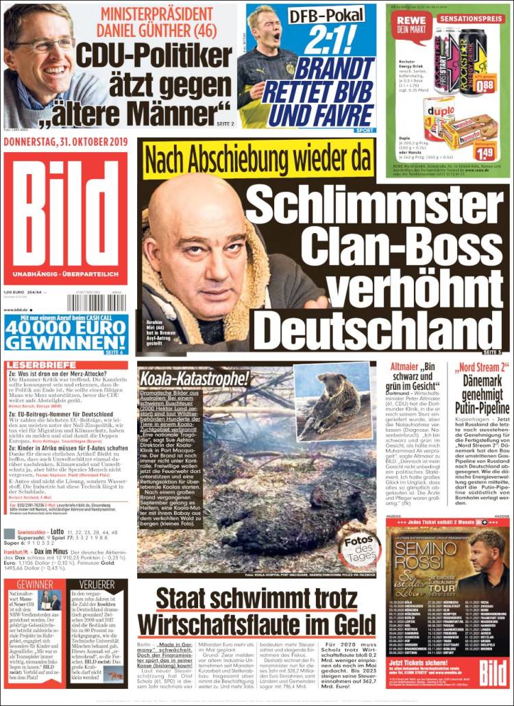 Portada de Bild (Alemania)